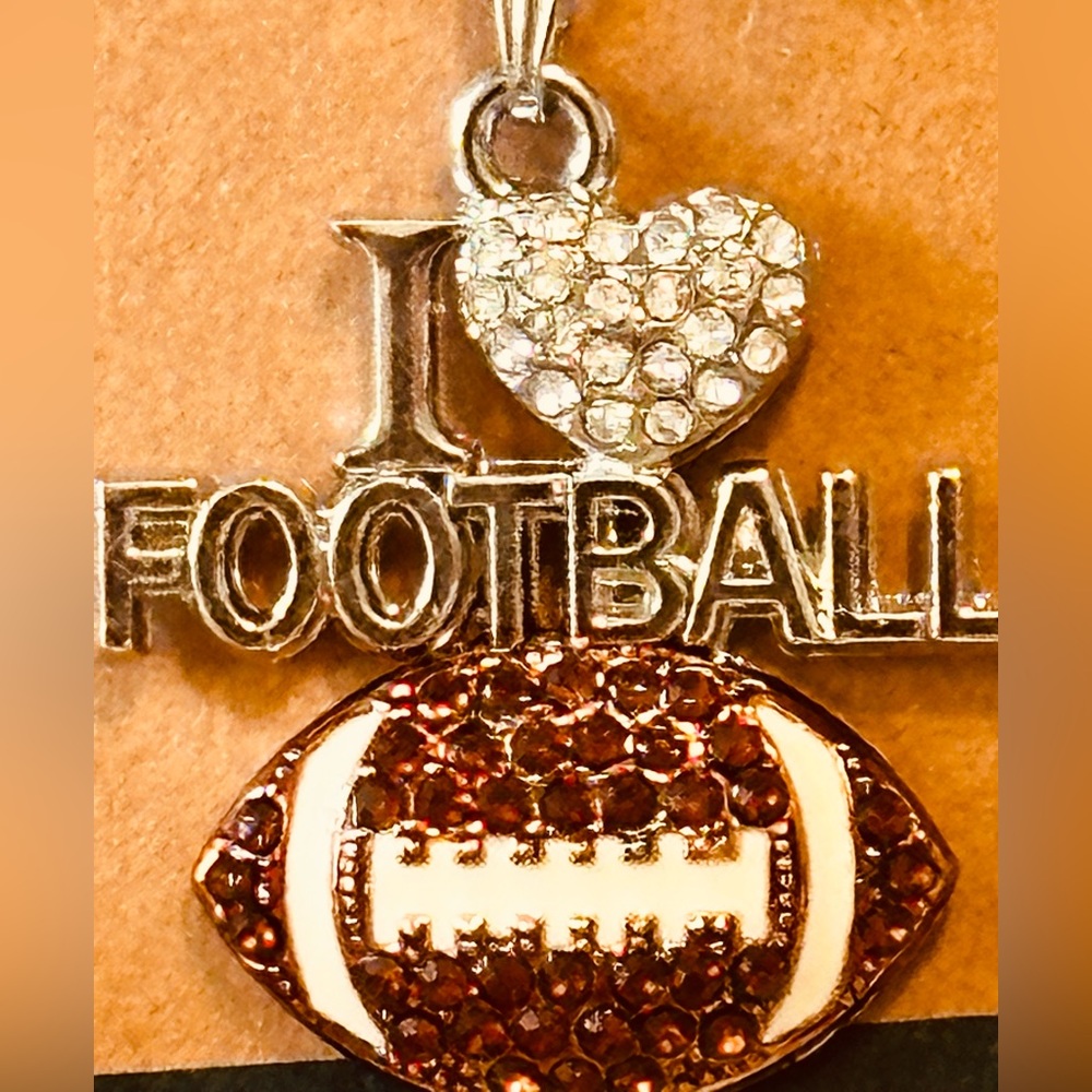 I Love Football necklace